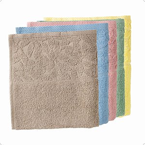 Toalha Rosto Floral 100% Algodão Gigante Macia Alta Absorção