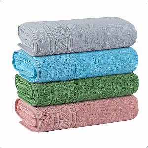 Toalha Banho Verona 100% Algodão Gigante Macia Alta Absorção