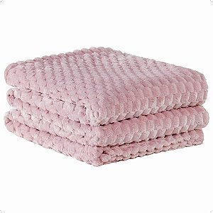 Cobertor Queen Vicenza Flannel Inverno Jacquard Hexagonal