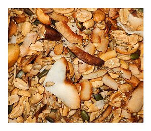 Granola low carb gourmet com eritritol