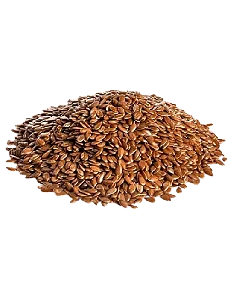 Semente de linhaça marrom