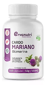 Cardo mariano 500mg 100 Cápsulas - Ervanutri
