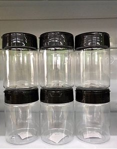 KIT 6 POTES TEMPEROS TAMPA C/LACRE 250 ML