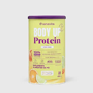Body UP whey protein -Citrus fresh 450 gramas -sanavita