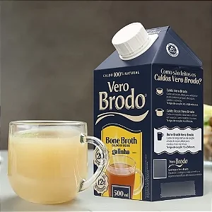 Caldo de ossos Vero Brodo - Sabor Galinha