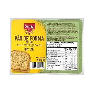 Pão de forma sem glúten Schar - Sabor milho