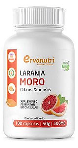 Laranja Moro cápsulas 500mg - Ervanutri