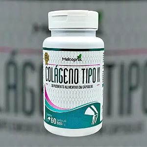 Colágeno tipo 2 600mg - 60 cápsulas - Melcoprol