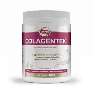 Colágeno Colagentek Vitafor - Sabor Abacaxi - 300g