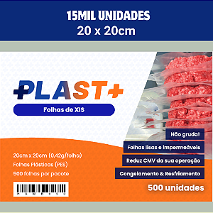 15mil unidades 20x20cm - Folhas de Xis