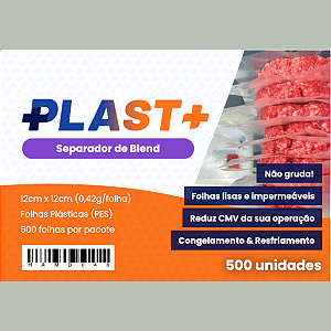 Separador de Blends Plástico 12x12cm 500 unidades