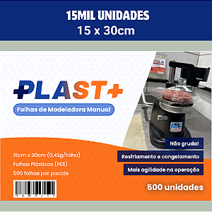 15mil unidades 15x30cm - Separador de Modeladora