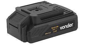 Bateria íons de Lítio 12V p/ Parafusadeira/Furadeira Vonder