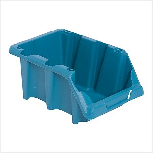 Gaveteiro plástico nº 5 azul 12 x 15 x 26 cm - Vonder