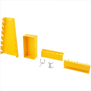 Kit de acessórios para painel porta-ferramentas metálico - Vonder