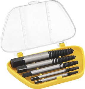 Kit Extrator saca parafuso macho 5 peças - Vonder