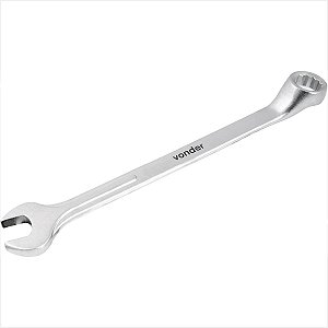 Chave combinada 14 mm aço cromo vanádio encartelada - Vonder