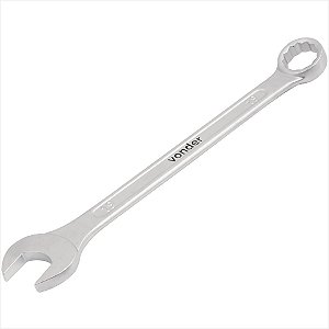 Chave combinada 19 mm aço cromo vanádio reta - Vonder