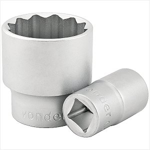Soquete estriado com encaixe de 3/4" 24 mm - Vonder