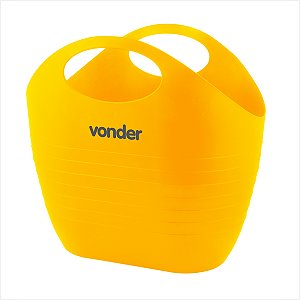 Bolsa plástica multiuso 8,5 litros amarela - Vonder