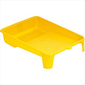 Bandeja plástica amarela para rolos de 23,0 cm - Vonder