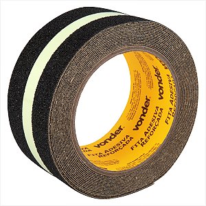 Fita antiderrapante 50mmx5m faixa neon fotoluminescente Vonder