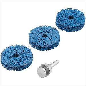 Kit esponjas abrasivas para polimento pesado com haste Vonder