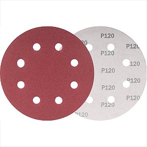Disco de lixa costado em pluma 180 mm grão 120 LPV 750 - Vonder