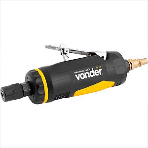 Retífica pneumática curta reta 1/4" - 6,35 mm RP 140 - Vonder