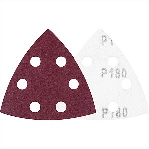 Lixa triangular costado em pluma G180 para lixadeira - Vonder