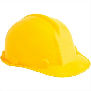 Capacete amarelo com aba frontal - Vonder