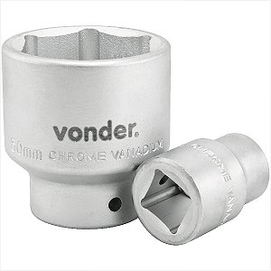 Soquete sextavado com encaixe de 3/4" 19 mm - Vonder