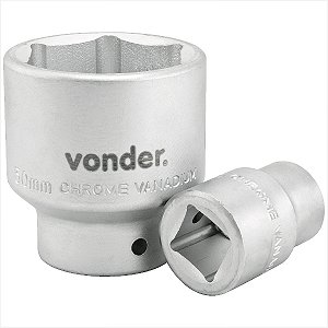 Soquete sextavado com encaixe de 3/4" 50 mm - Vonder
