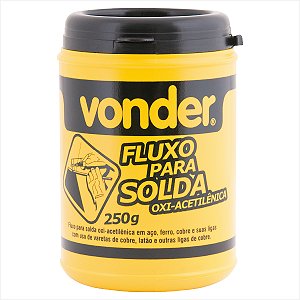 Fluxo para solda latão e bronze com 250 g - Vonder