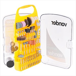 Kit de acessórios para microrretífica com 181 peças ARV 181 - Vonder