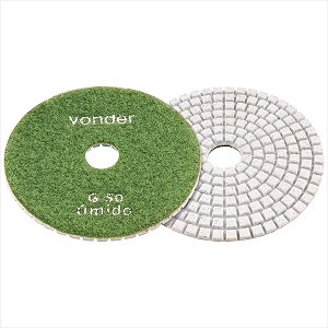 Disco de lixa diamantado com costado em pluma 4" G50 Vonder