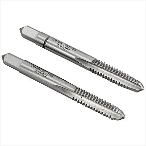 Macho manual de aço rápido 1/4" UNC com 2 peças - Vonder