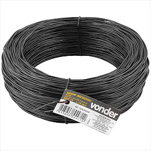 Arame recozido torcido BWG 18 rolo com 1,0 kg Vonder