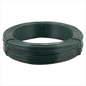 Arame revestido com PVC verde BWG 20 1 kg - Vonder