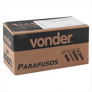 Parafuso sextavado rosca soberba 5/16" x 90 mm 100 peças - Vonder