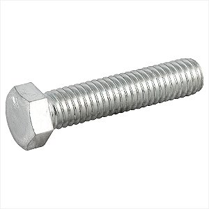 Parafuso sextavado zincado 7/16" x 2" UNC rosca total 100 peças - Vonder