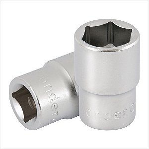 Soquete sextavado com encaixe de 1/2" 15 mm - Vonder