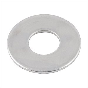 Arruela lisa 1/2" zincada 100 unidades - Vonder