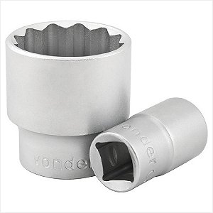 Soquete estriado com encaixe de 1/2" 22 mm - Vonder