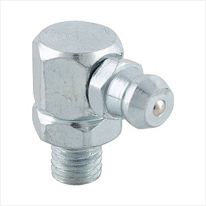 Graxeira curva 1/4" UNF 90° 28 fios pacote com 10 peças - Vonder