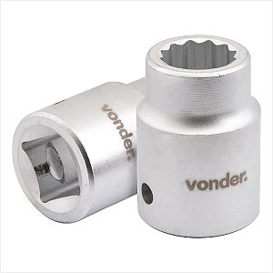 Soquete estriado com encaixe de 3/4" 1.7/16" - Vonder