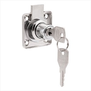 Fechadura para gaveta 22 mm com 2 chaves - Vonder
