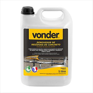 Removedor de resíduos de concreto 5 litros - Vonder