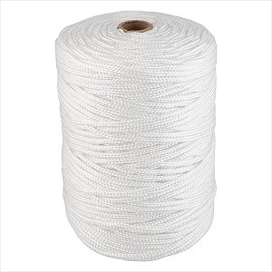 Corda multifilamento trançada 6,0 mm x 191 m branca - Vonder