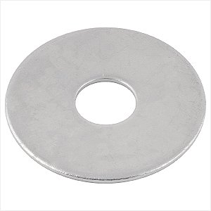 Arruela lisa de aba larga 1/2" zincada 1 kg - Vonder